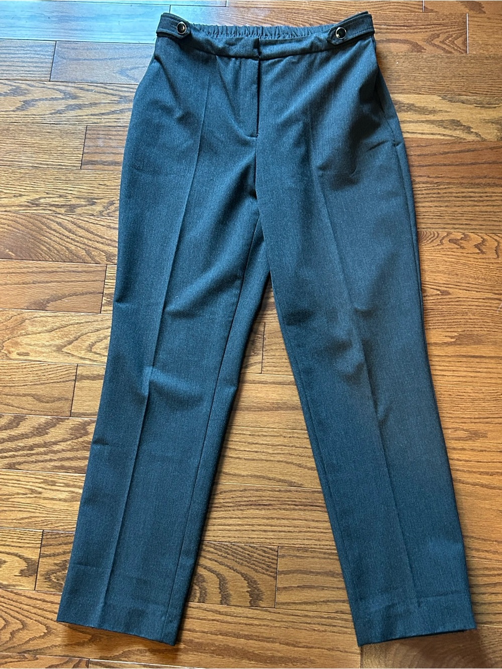 Adrienne Vittadini Women’s Black Grey Close-Up Pants Sz 8